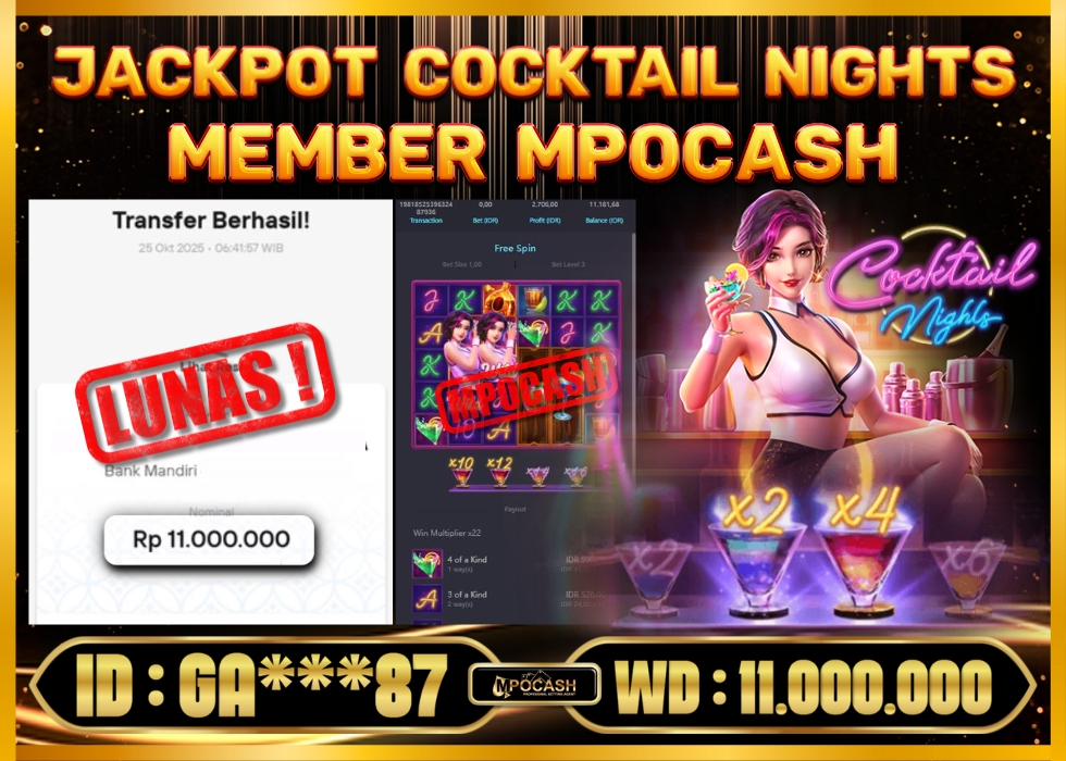 MPOCASH JACKPOT COCKTAIL NIGHTS